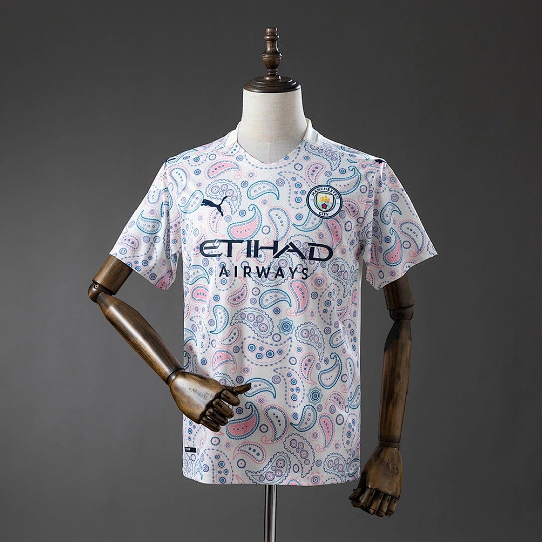 Camisola Terceira do Manchester City 2020/2021 (Retro) - Vista 1