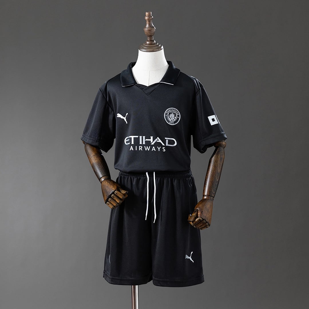 Kit Crianca Manchester City Alternativa 2025/2026 - Vista 1