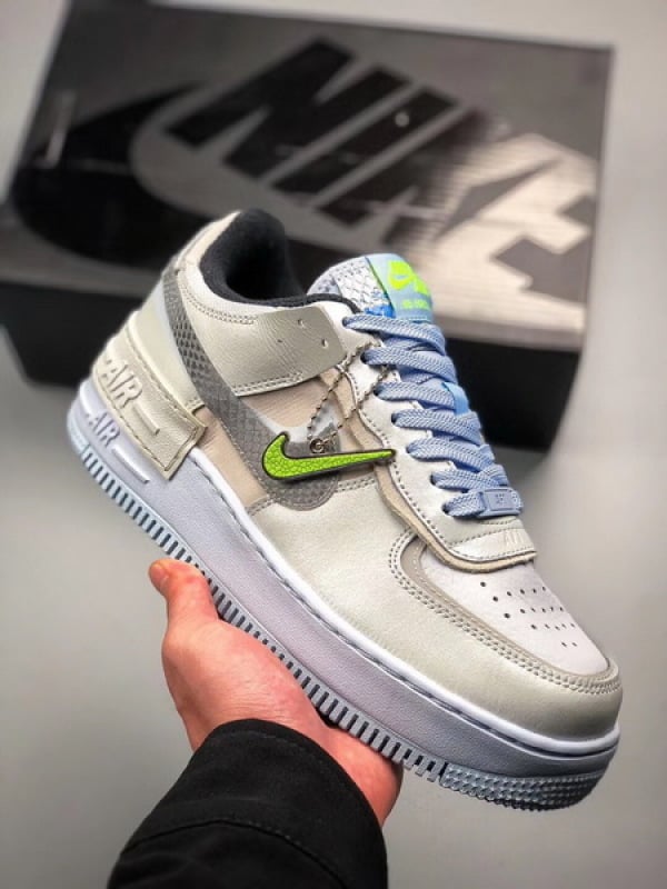 NK WMNS Air Force 1 Shadow 3M Reflexo Leve Alto Baixo Versatil - Vista 1