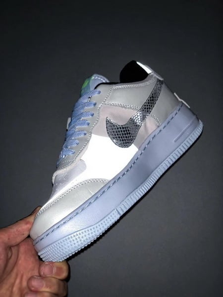 NK WMNS Air Force 1 Shadow 3M Reflexo Leve Alto Baixo Versatil - Vista 3