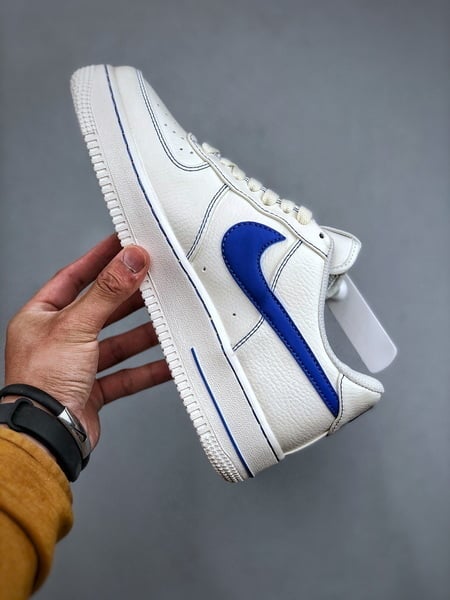 Nike Air Force 1 Low 07 x VLONE Branco e Azul - Vista 9