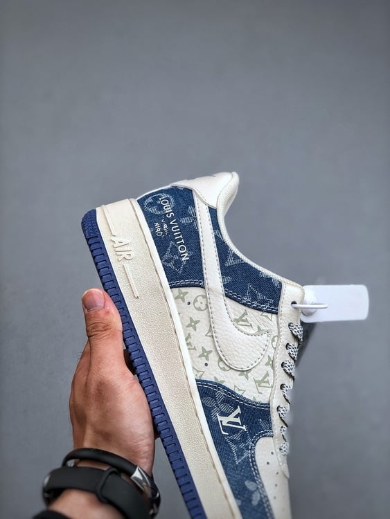 Nk Air Force 1'07 Low LV Fluorescente Tie-Dye Denim - Vista 5