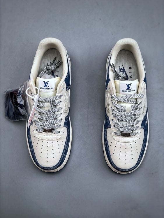 Nk Air Force 1'07 Low LV Fluorescente Tie-Dye Denim - Vista 6