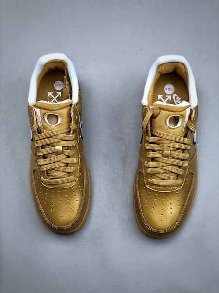 OFF-WHITE x Nike Air Force 1 Low Ouro Fluido - Vista 6