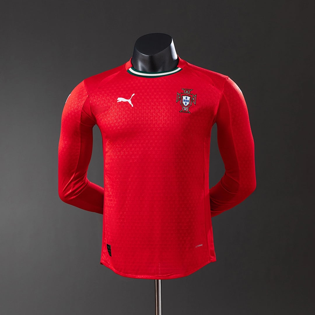 Camisola Principal do Portugal 2025 (Versao Jogador, Manga Longa) - Vista 1