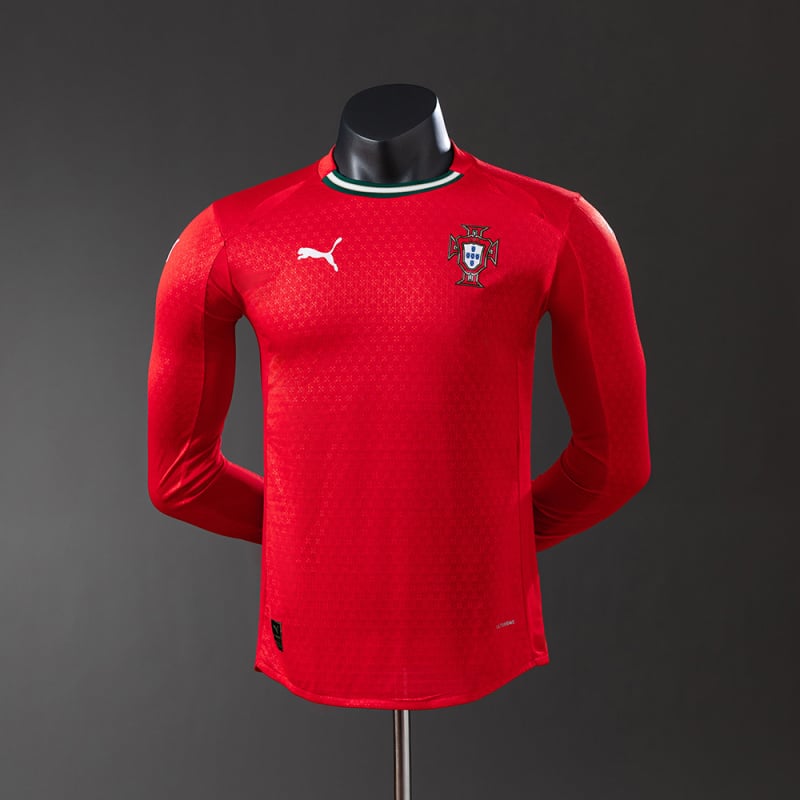 Portugal 2025 manga-longa Home versão jogador - Vista 1