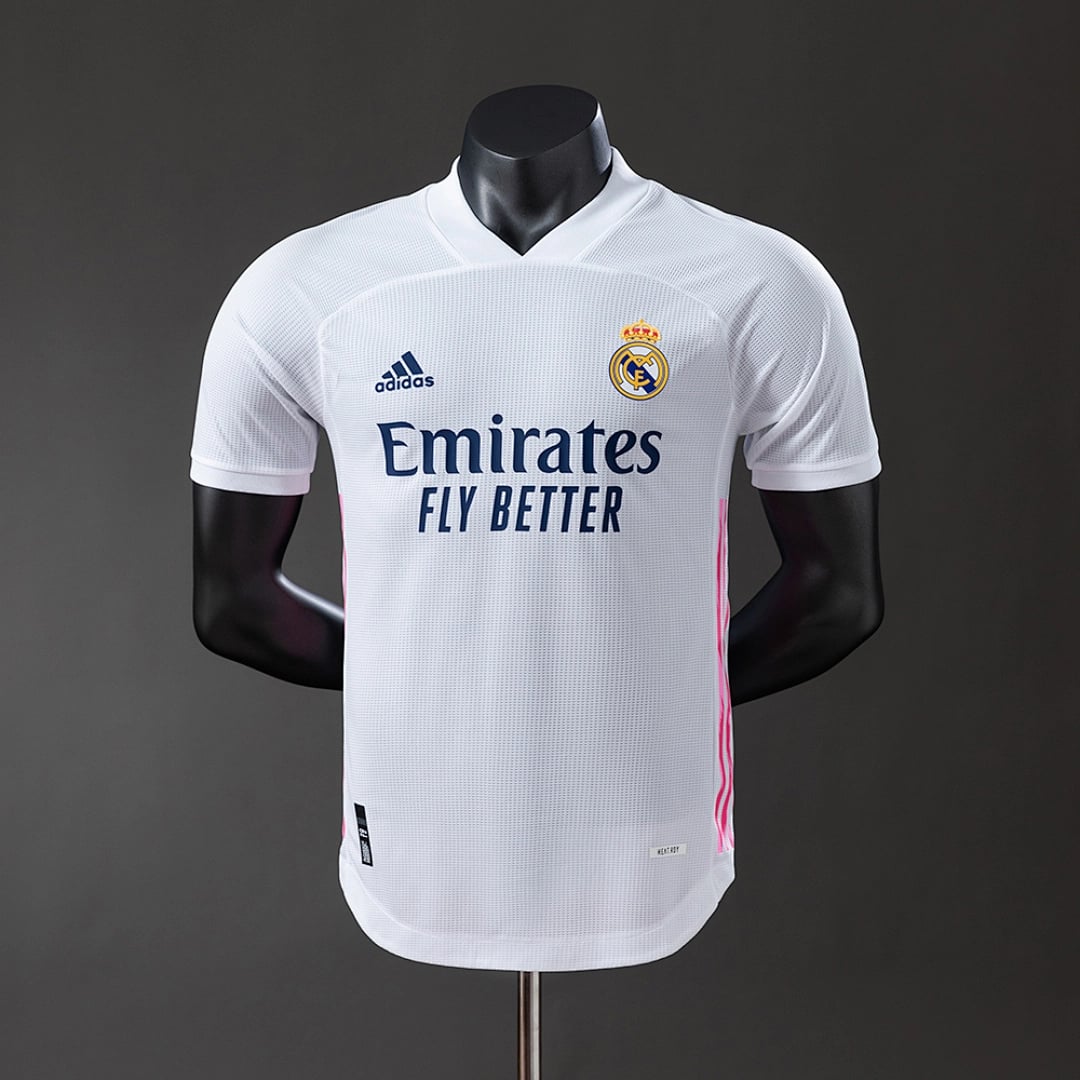 Camisola Principal do Real Madrid 2020/2021 (Retro, Versao Jogador) (2) - Vista 1