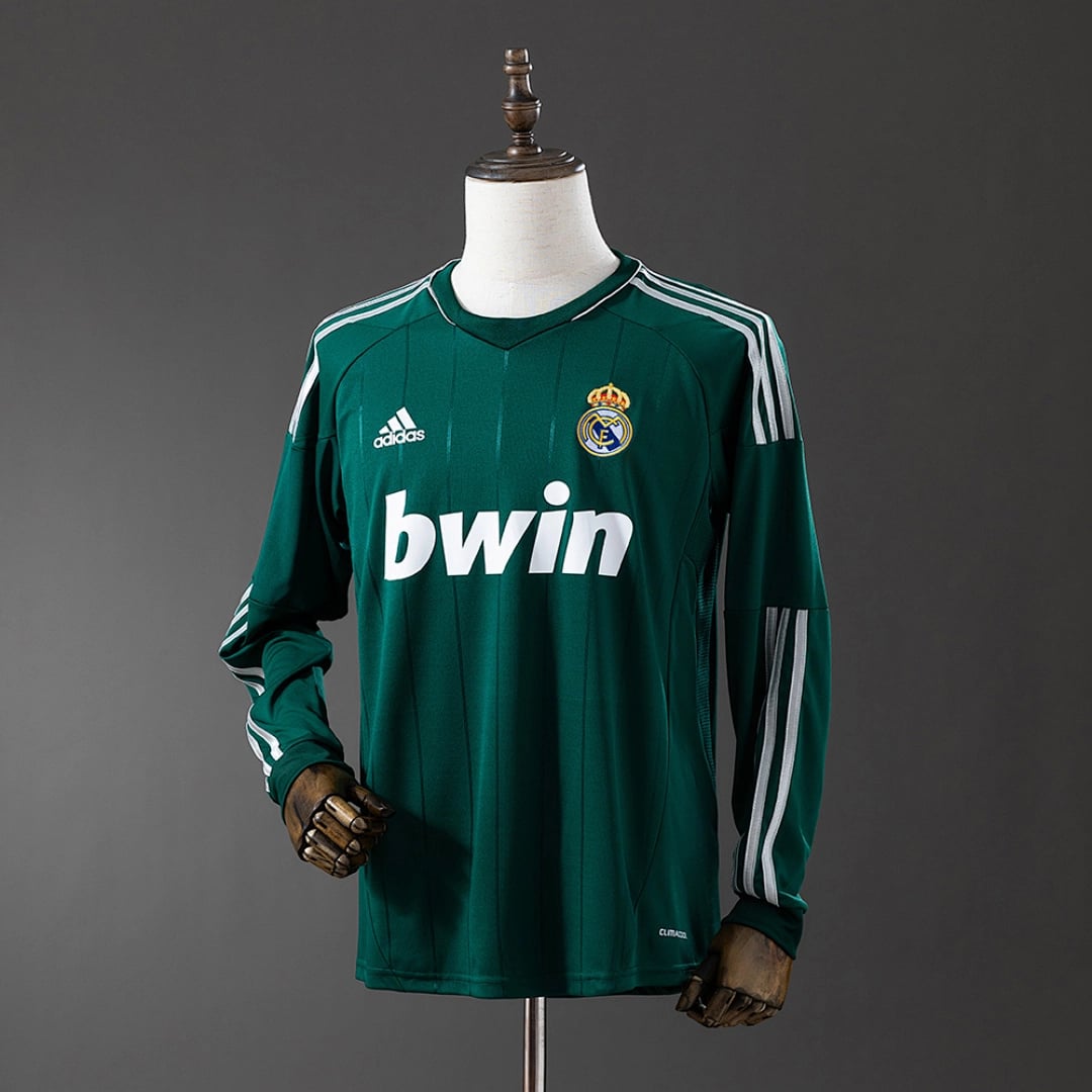 Camisola 2Âª Alternativa do Real Madrid 2012/2013 (Retro, Manga Longa) - Vista 1
