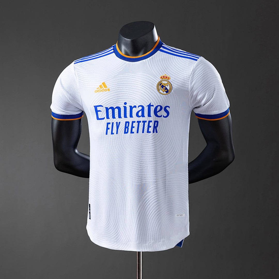 Camisola Principal do Real Madrid 2021/2022 (Retro, Versao Jogador) - Vista 1