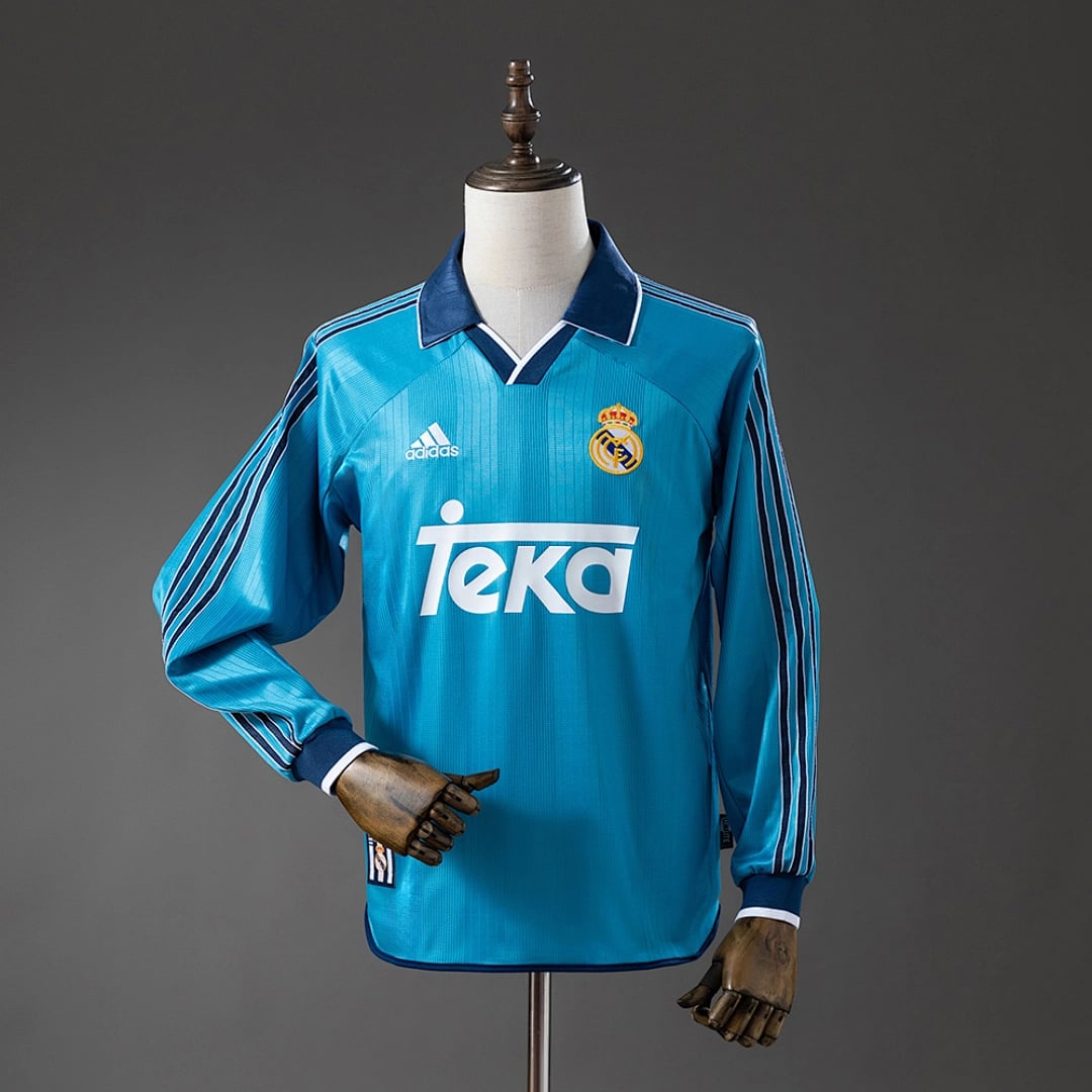 Camisola Terceira do Real Madrid 1999/2000 (Retro, Manga Longa) - Vista 1