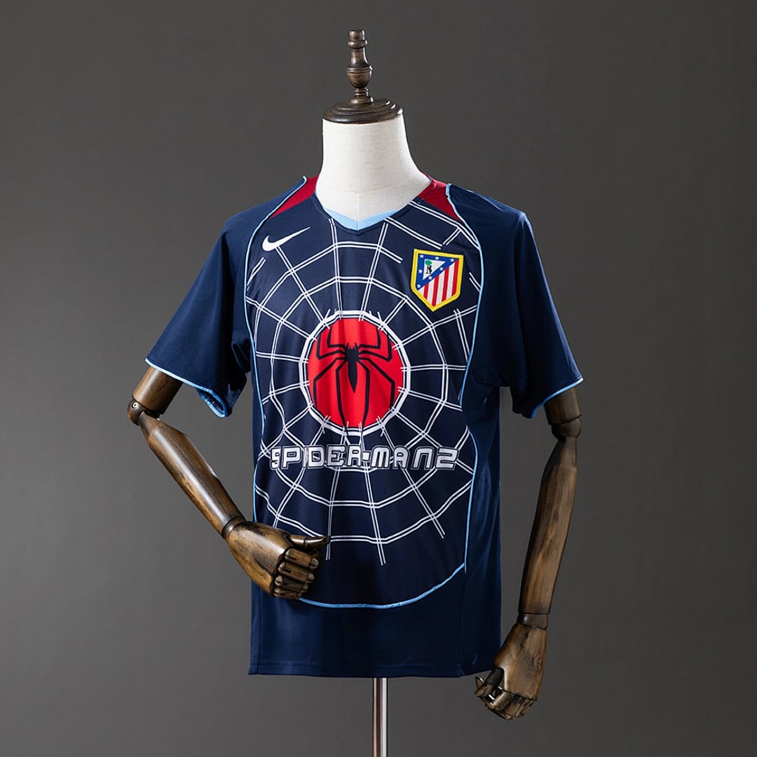 Camisola Alternativa do Atletico Madrid 2004/2005 (Retro) - Vista 1