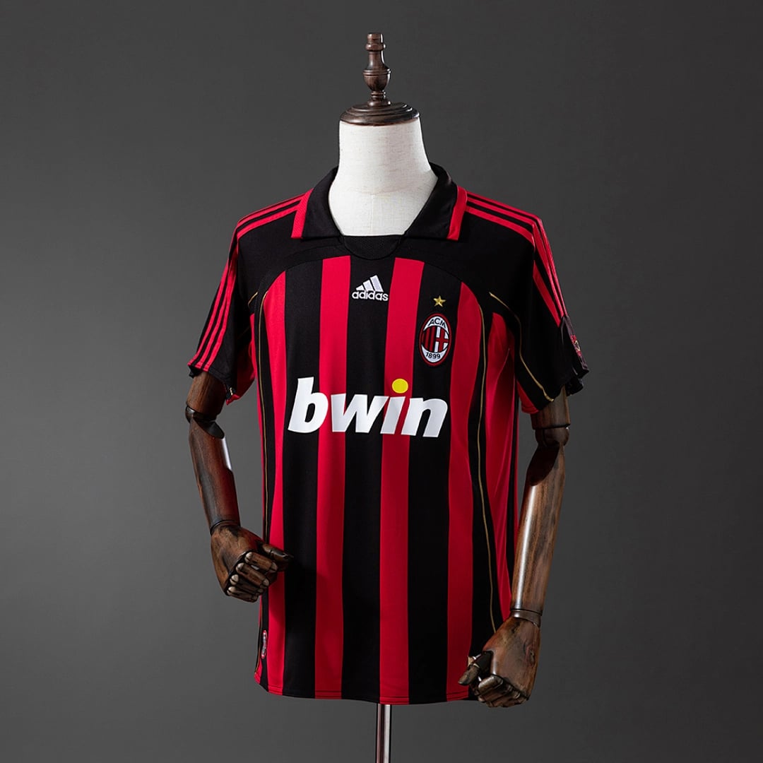 Camisola Principal do AC Milan 2006/2007 (Retro) - Vista 1