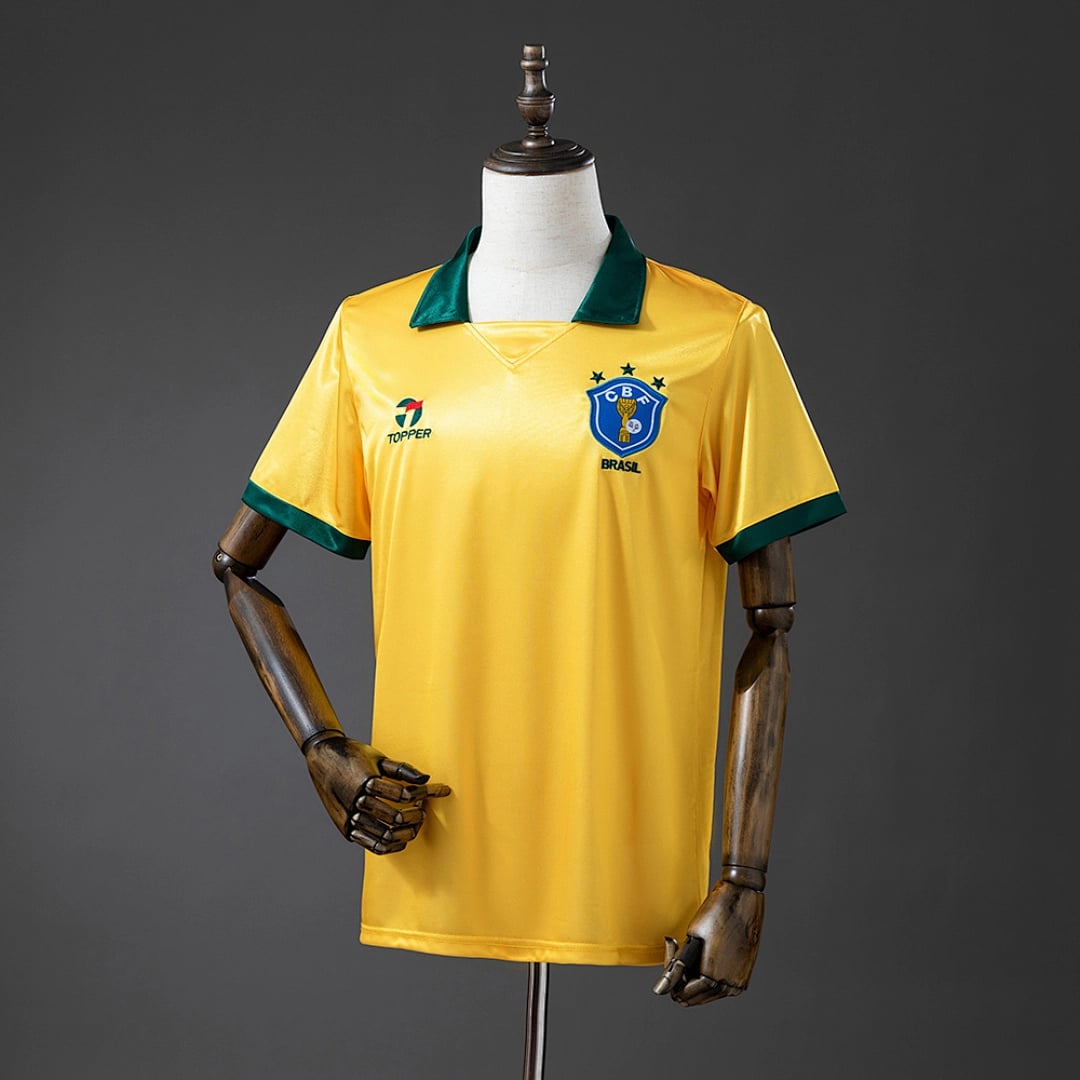 Camisola Principal do Brasil 1988 (Retro) - Vista 1