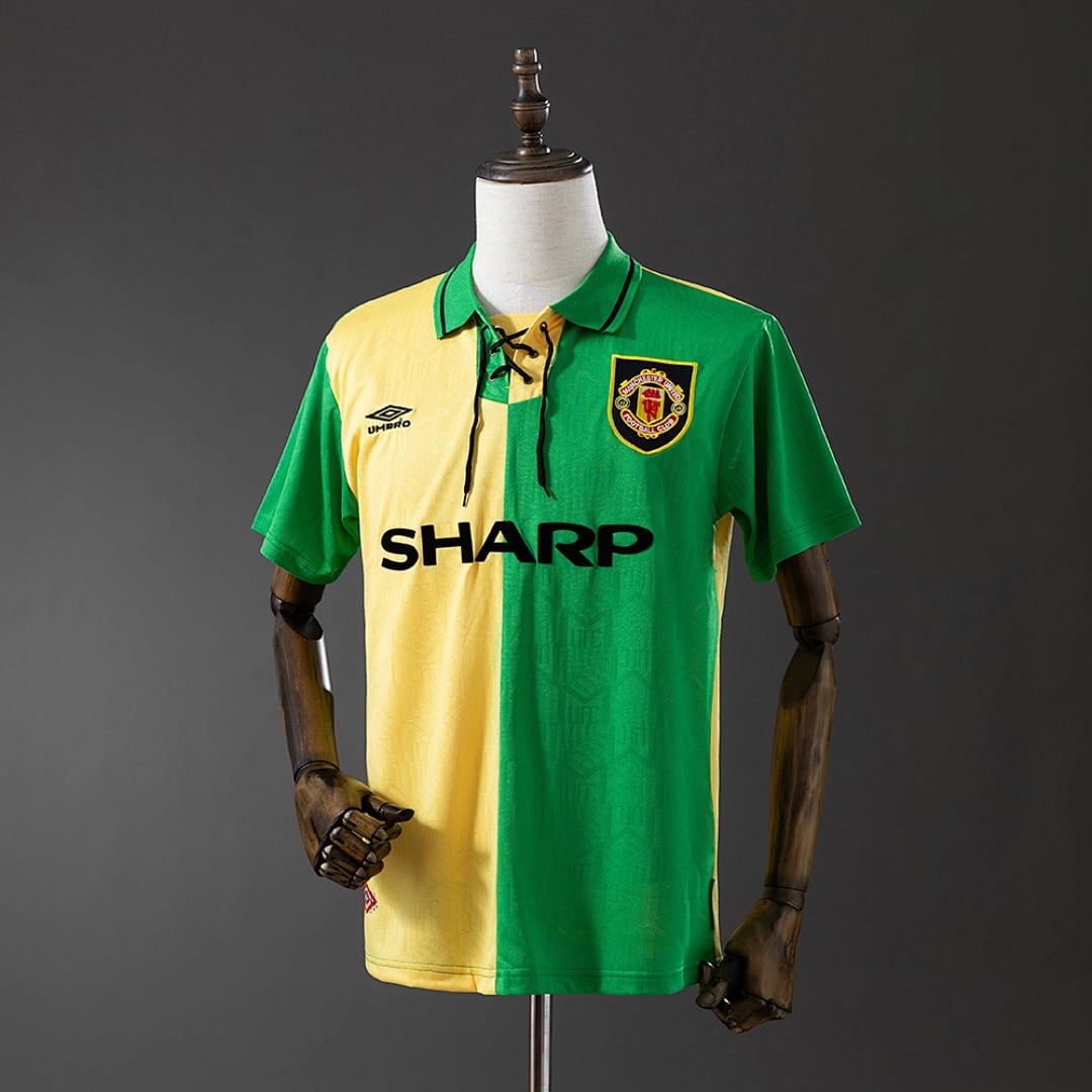 Camisola Alternativa do Manchester United (Retro) (4) - Vista 1