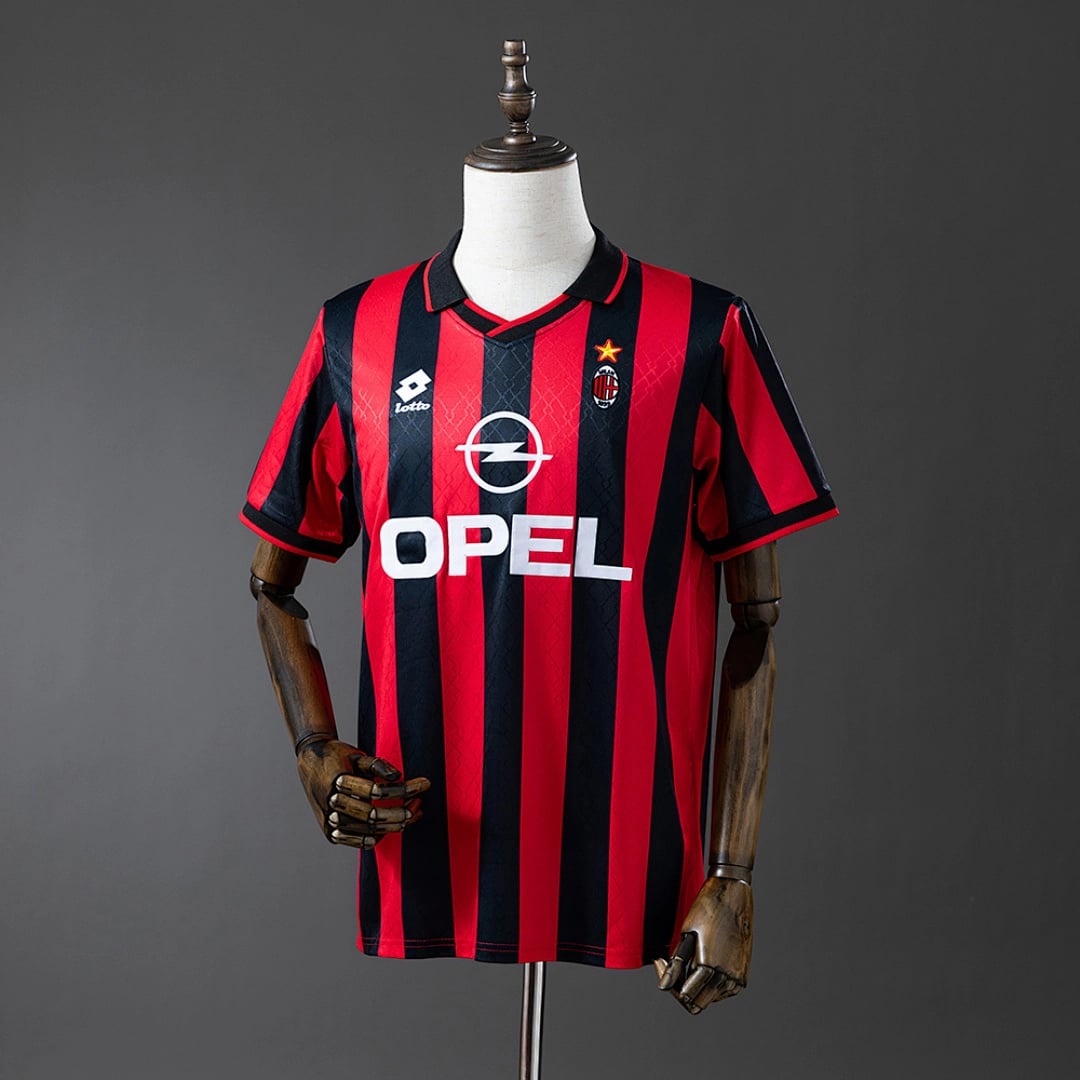 Camisola Principal do AC Milan 1995/1996 (Retro) - Vista 1