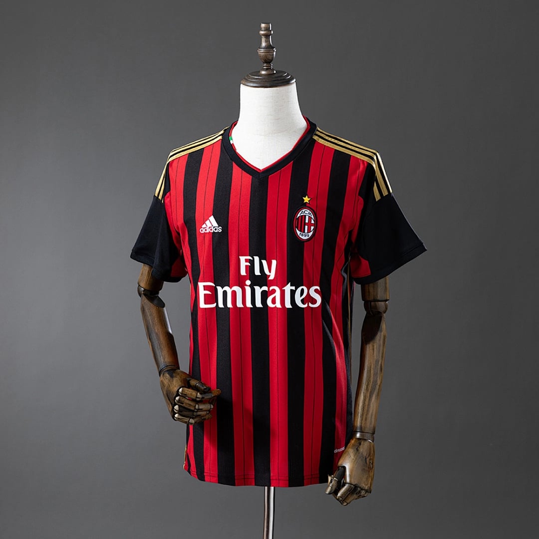 Camisola Principal do AC Milan 2013/2014 (Retro) - Vista 1