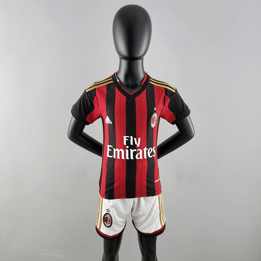 Kit Crianca AC Milan Principal 2013/2014 (Retro) - Vista 1