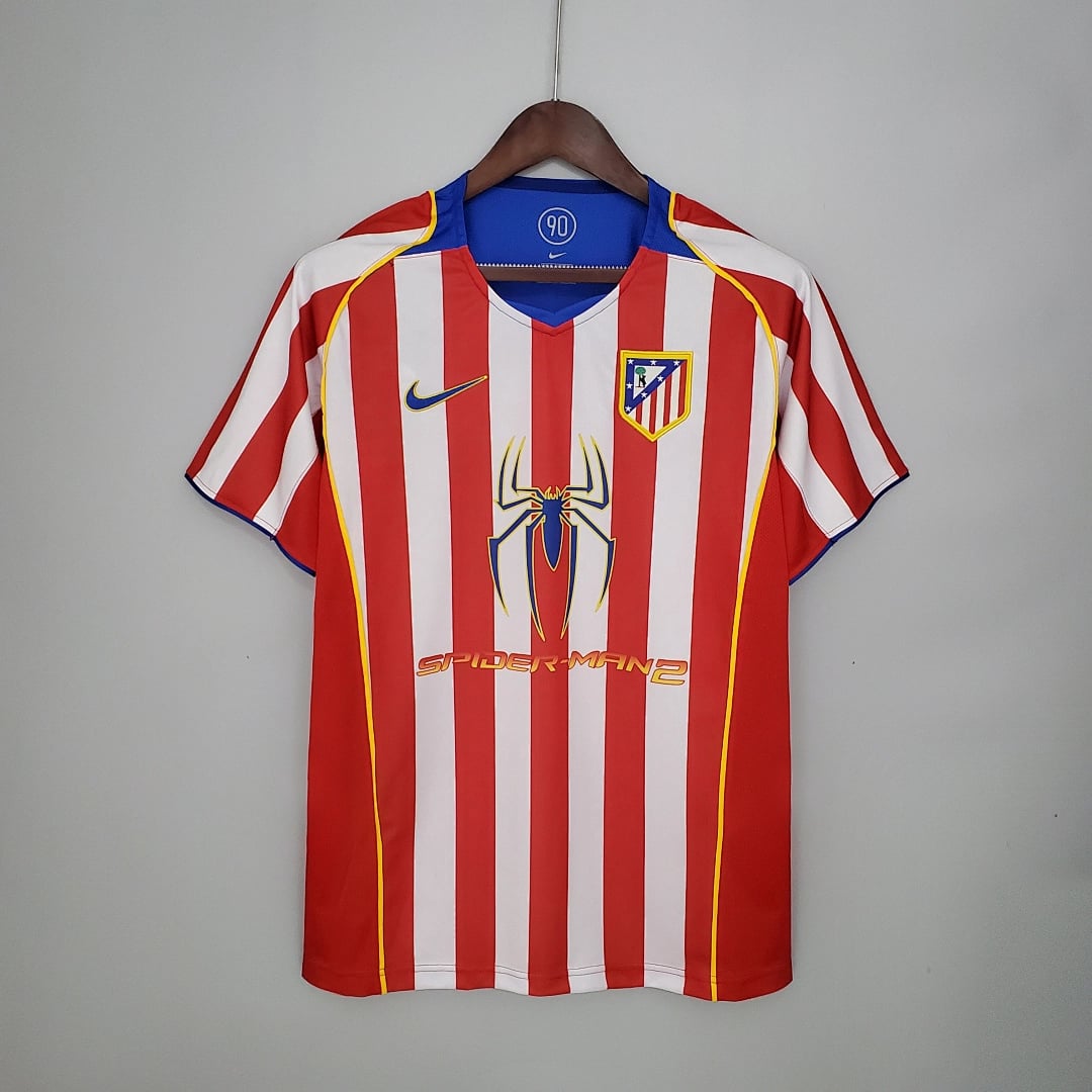 Camisola Principal do Atletico Madrid 2004/2005 (Retro) - Vista 1