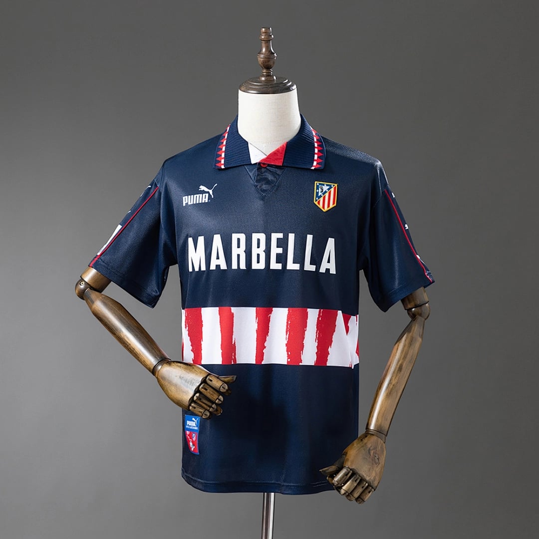 Camisola Alternativa do Atletico Madrid 1997/1998 (Retro) - Vista 1