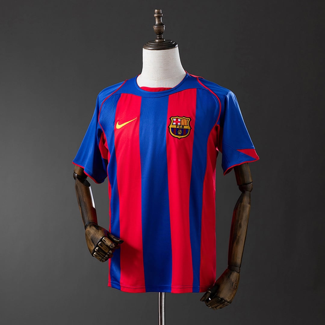 Camisola Principal do FC Barcelona 2004/2005 (Retro) - Vista 1