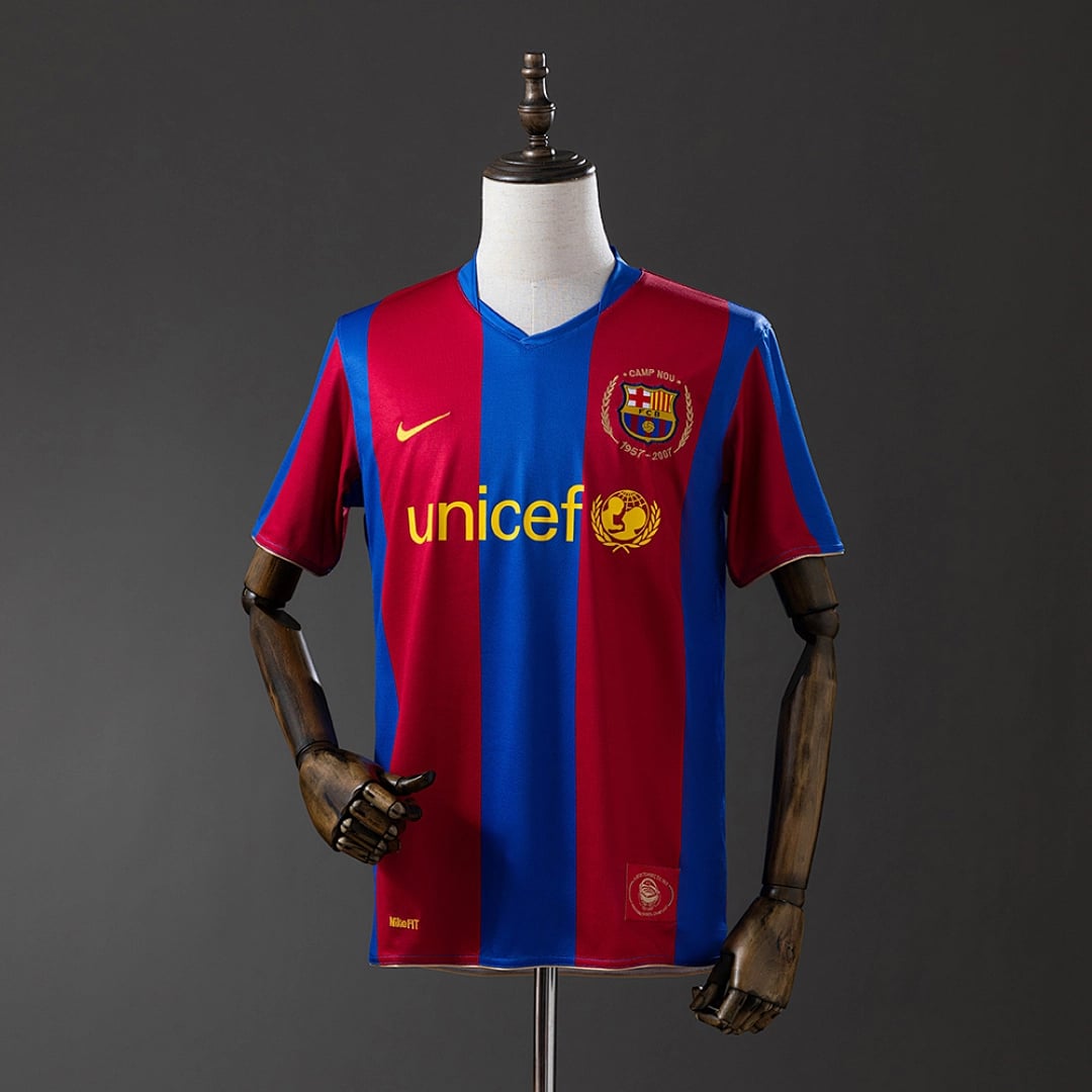 Camisola Principal do FC Barcelona 2007/2008 (Retro) - Vista 1