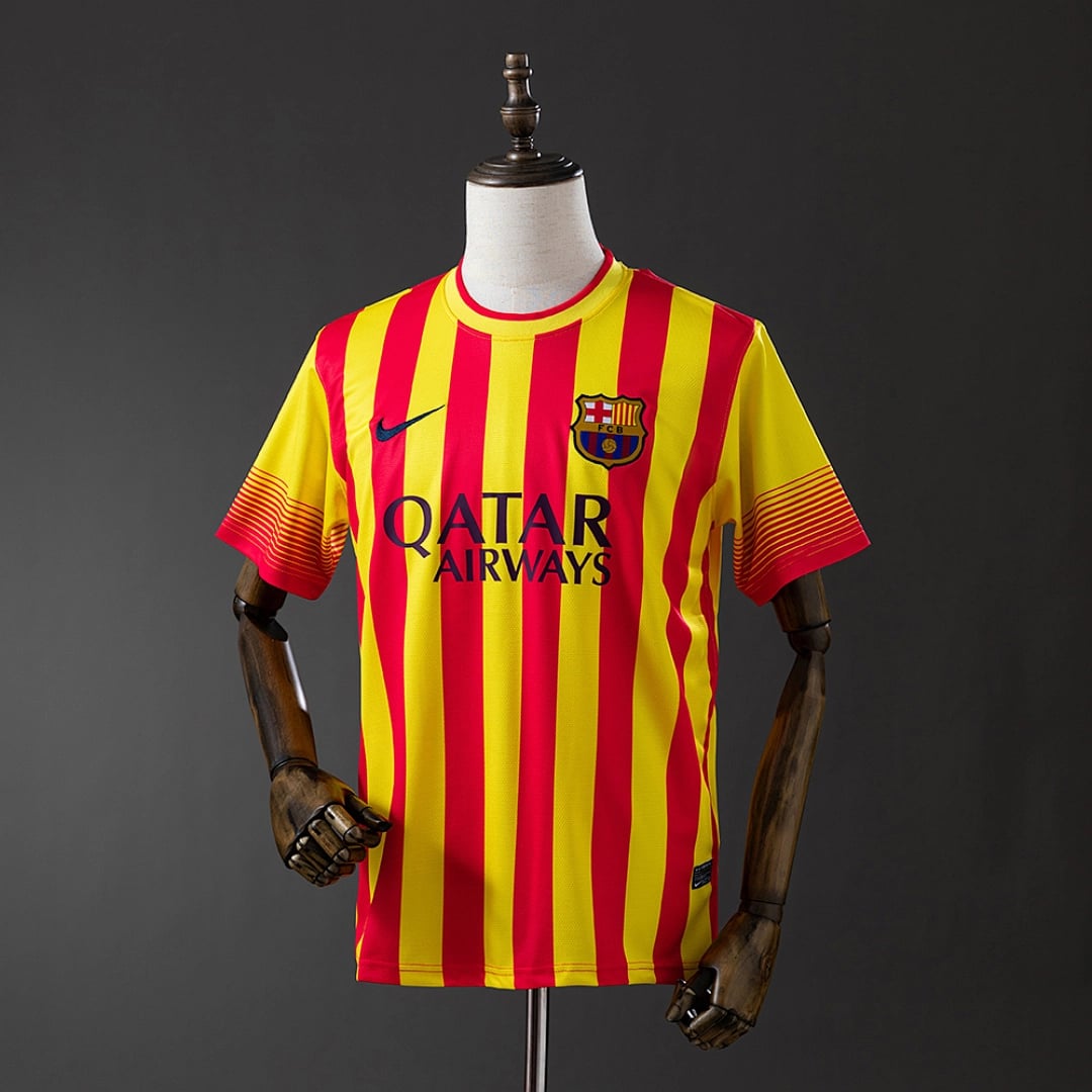 Camisola Alternativa do FC Barcelona 2013/2014 (Retro) - Vista 1