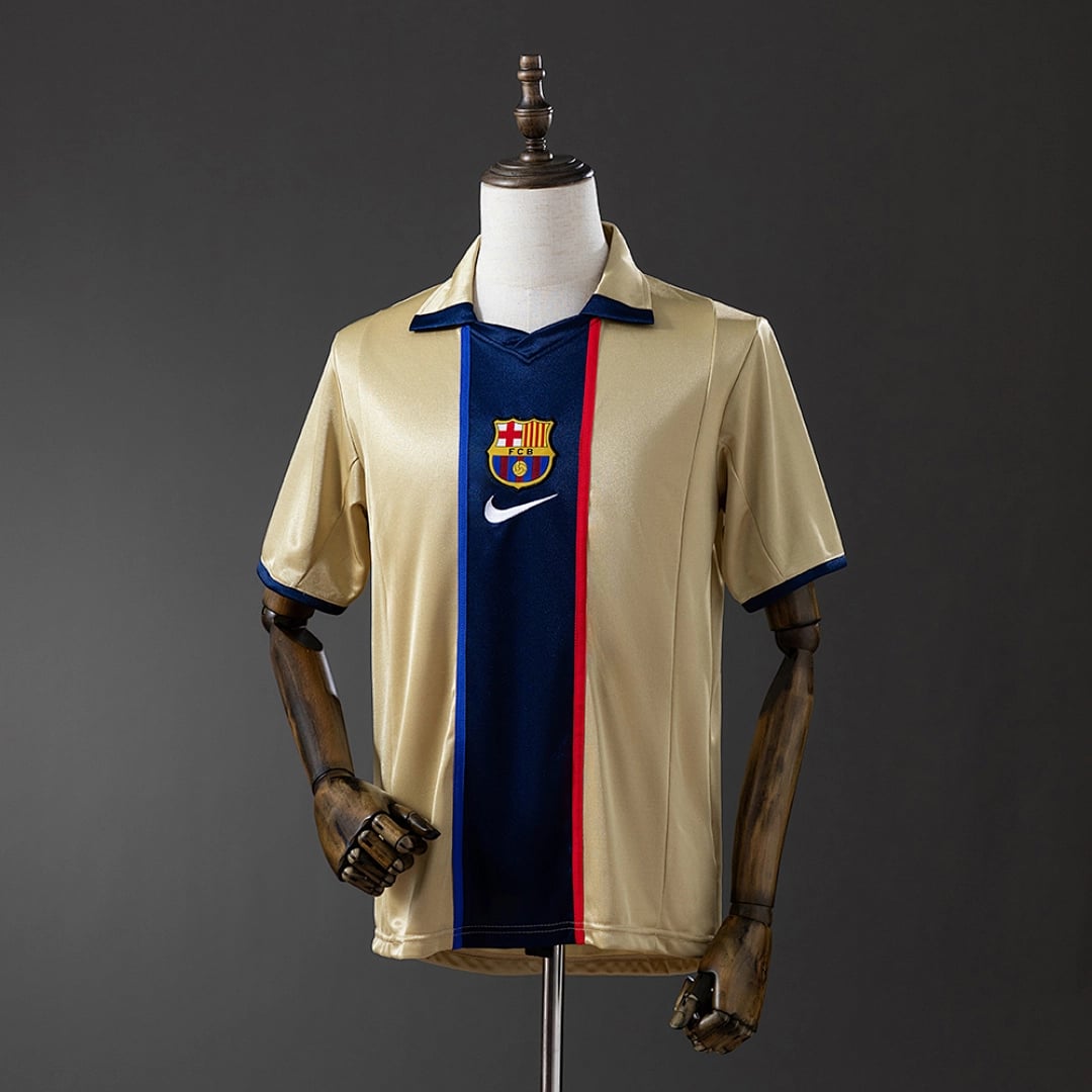 Camisola Alternativa do FC Barcelona 2002 (Retro) - Vista 1