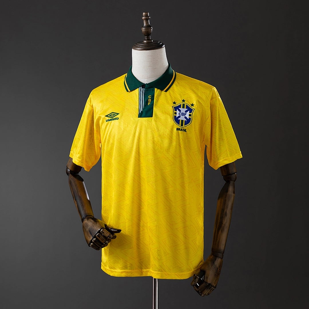 Camisola Principal do Brasil (Retro) - Vista 1
