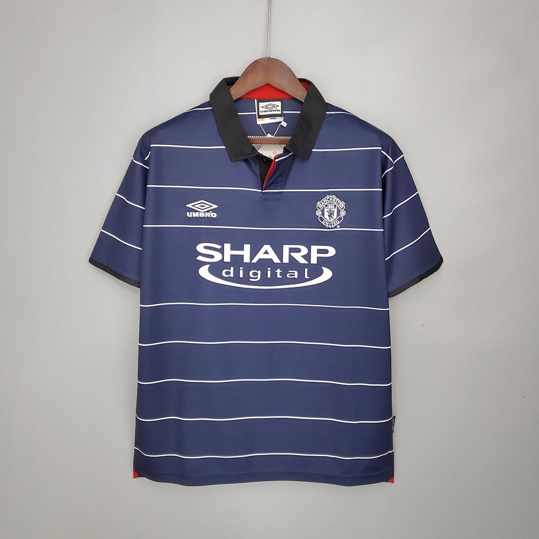 Camisola Alternativa Manchester United (Retro) (3) - Vista 1