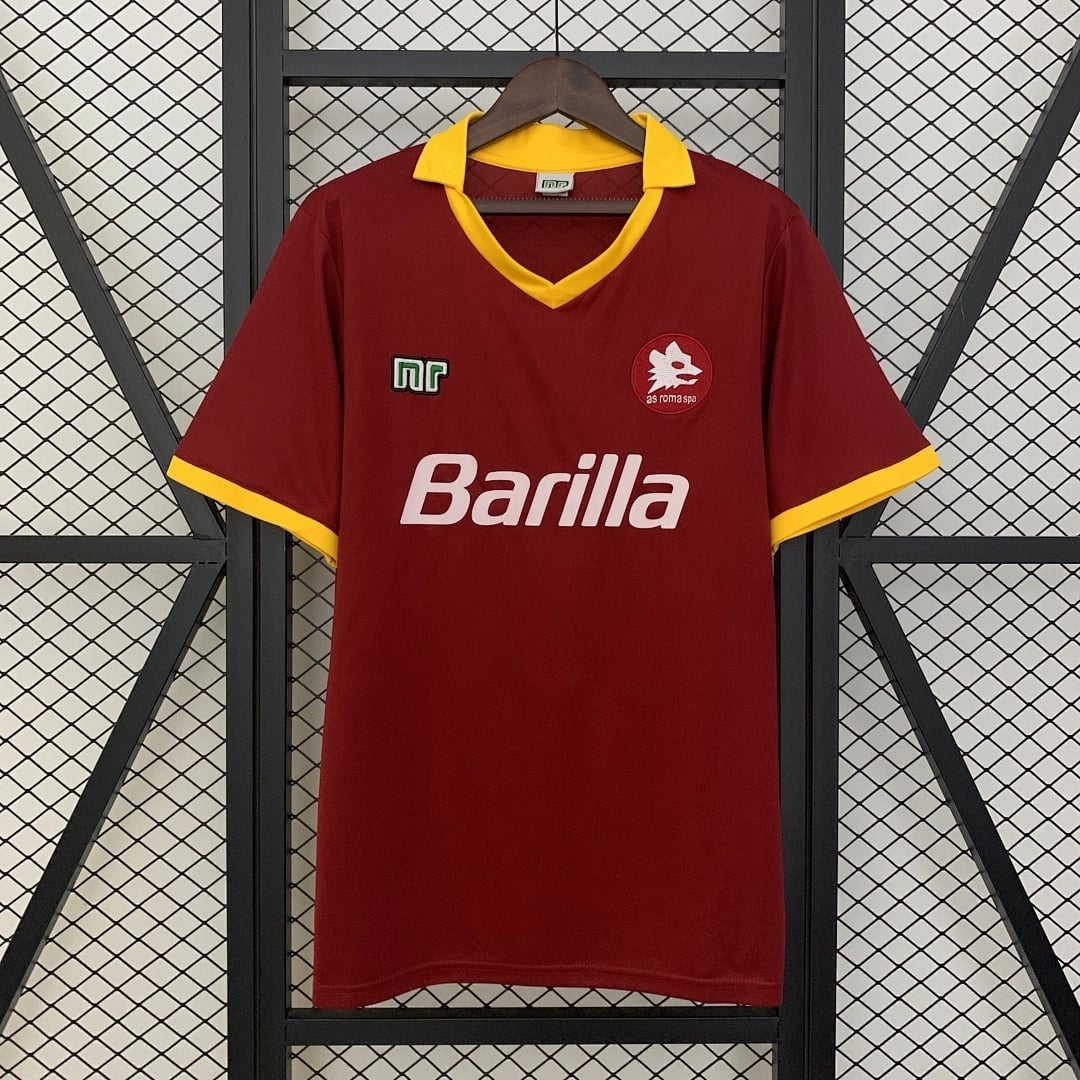 Camisola Principal do AS Roma 1989/1990 (Retro) - Vista 1