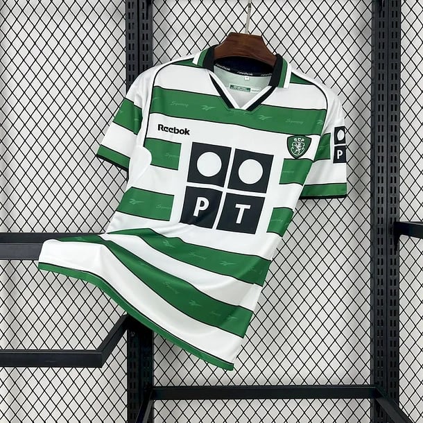 Sporting CP Retro Jersey 2000/01 Home - Vista 1