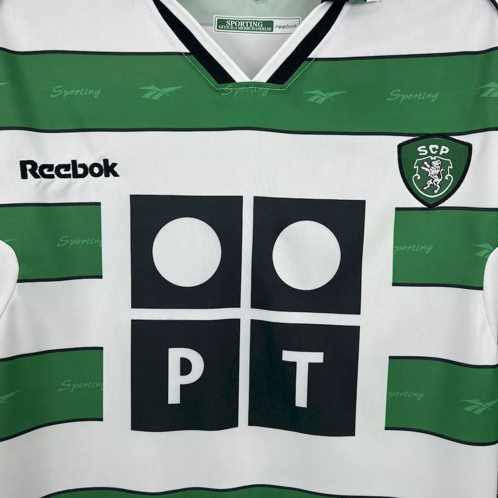 Camisola Retro Sporting CP 2001/2002 Principal - Vista 3