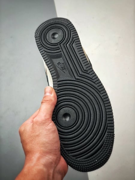 Stussy x Air Force 1 Low Branco e Preto - Vista 4