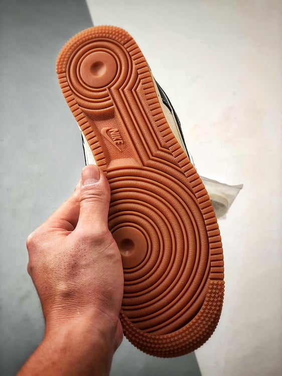 Stussy x Air Force 1 Low Branco e Preto - Vista 4