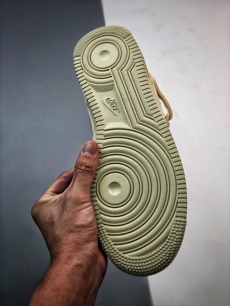 Stussy x Air Force 1 Mid Branco Fresco - Vista 4