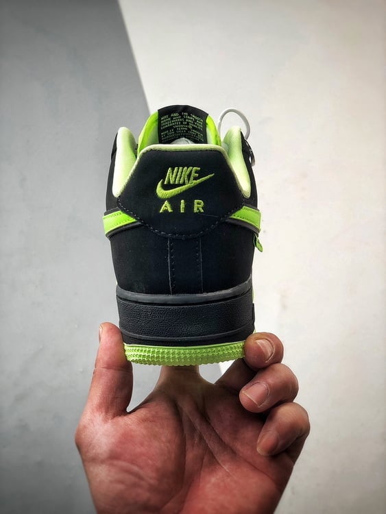 Supreme x Air Force 1 Low Cinzento Preto e Verde - Vista 3