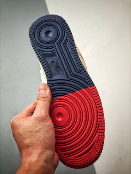 Sup x Air Force 1 Low Branco, Azul e Vermelho - Vista 4