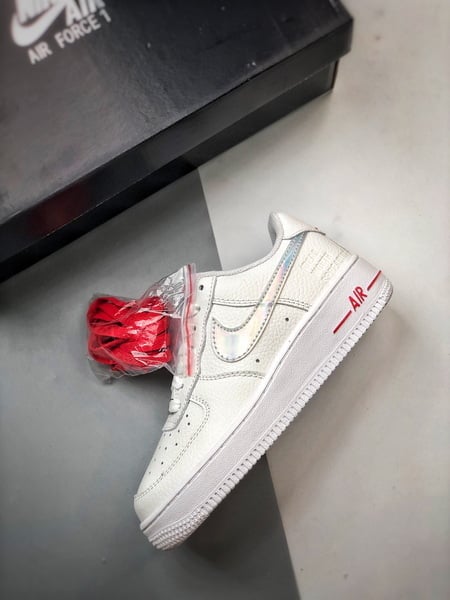 TEDxPortland x Air Force 1 Low Branco Laser - Vista 8