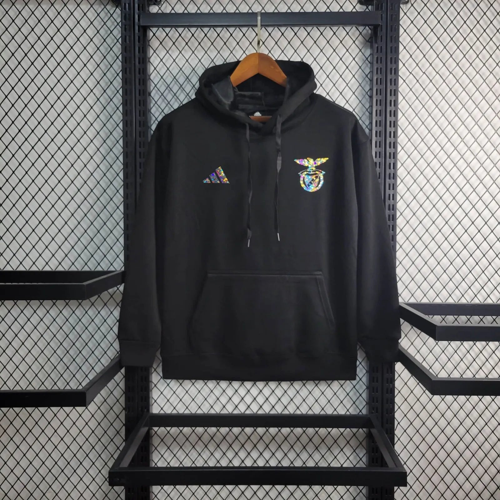 Sweat S.L. Benfica 25/26 preta - Vista 1