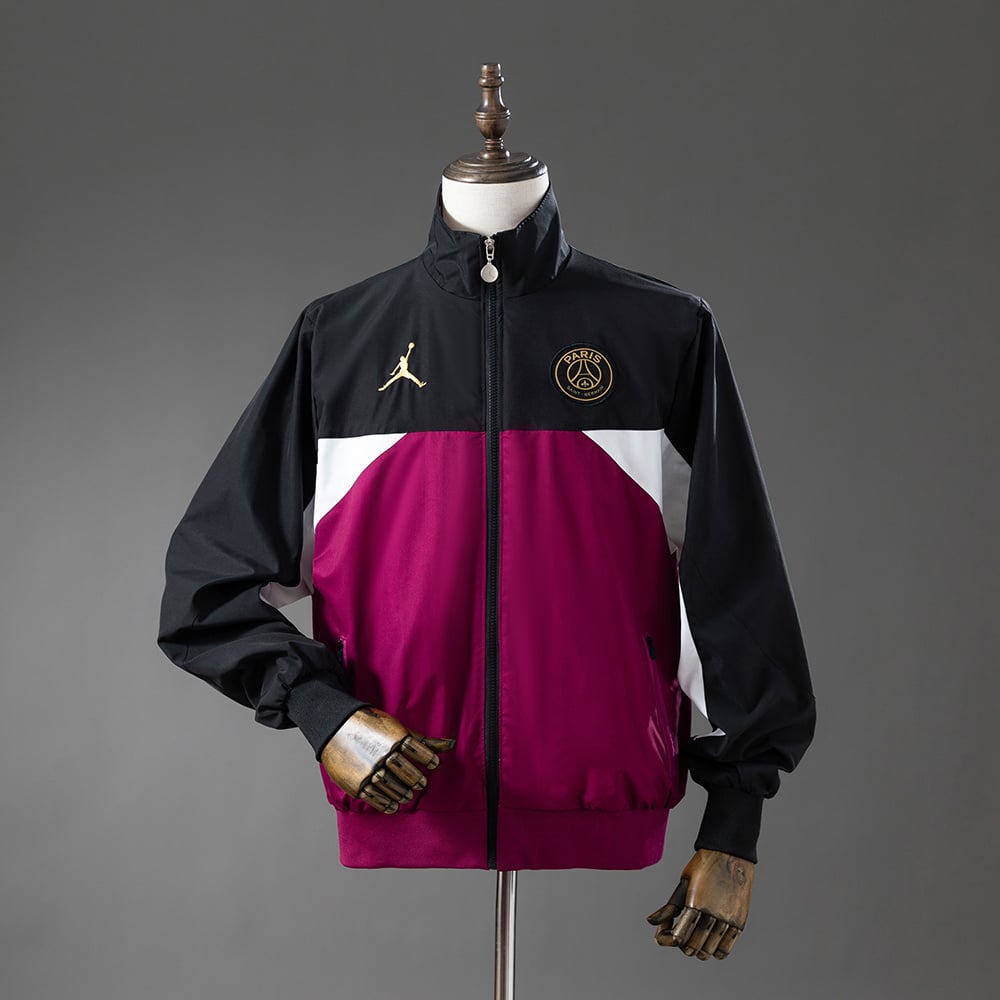 Corta‑Vento Colaboração PSG Preto & Roxo Psicadélico - Vista 1