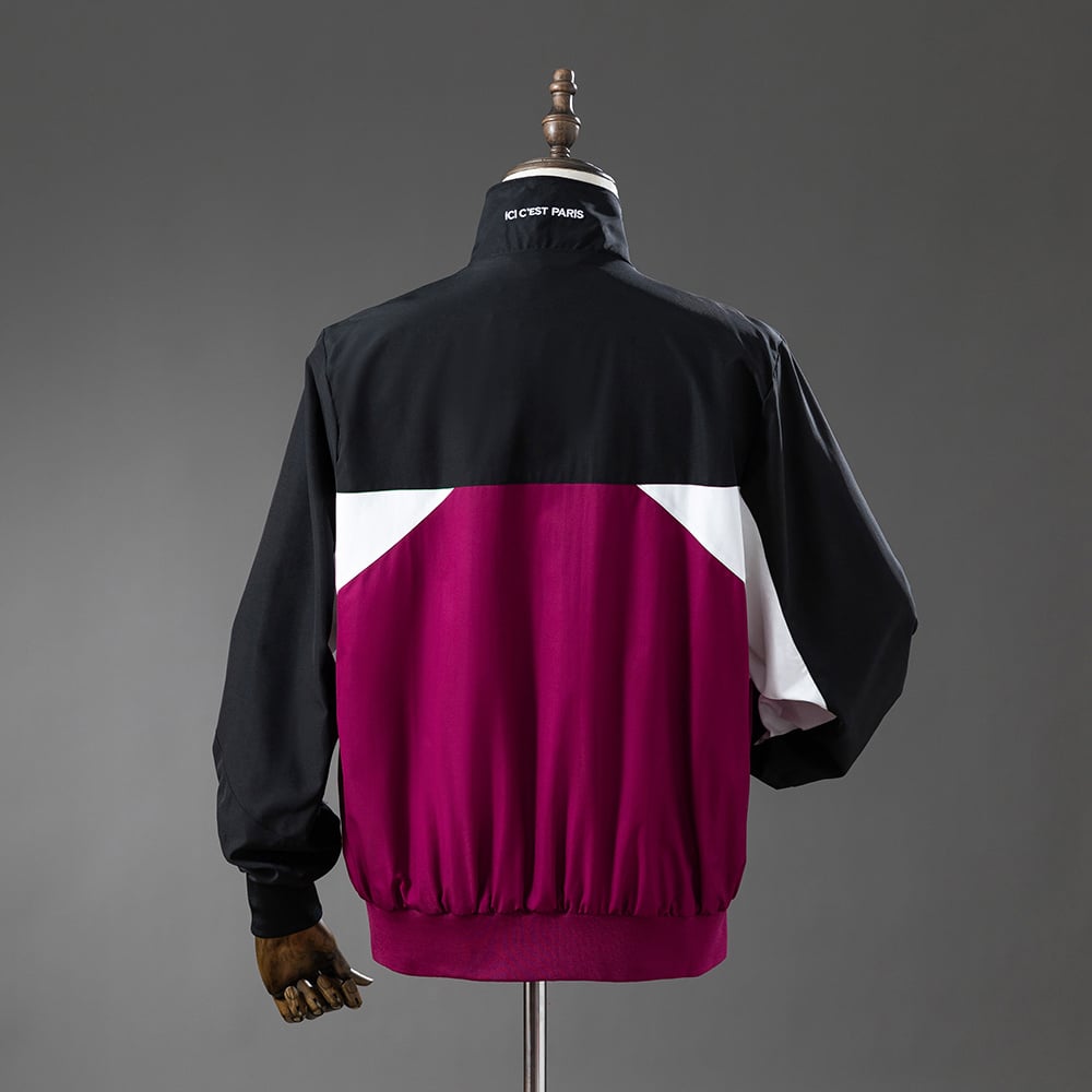 Corta‑Vento Colaboração PSG Preto & Roxo Psicadélico - Vista 2