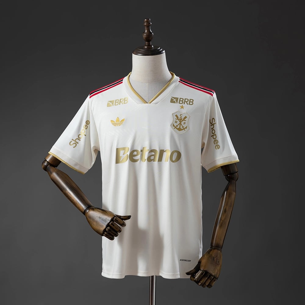 Flamengo Third 2025/26 com Patrocinadores - Vista 1