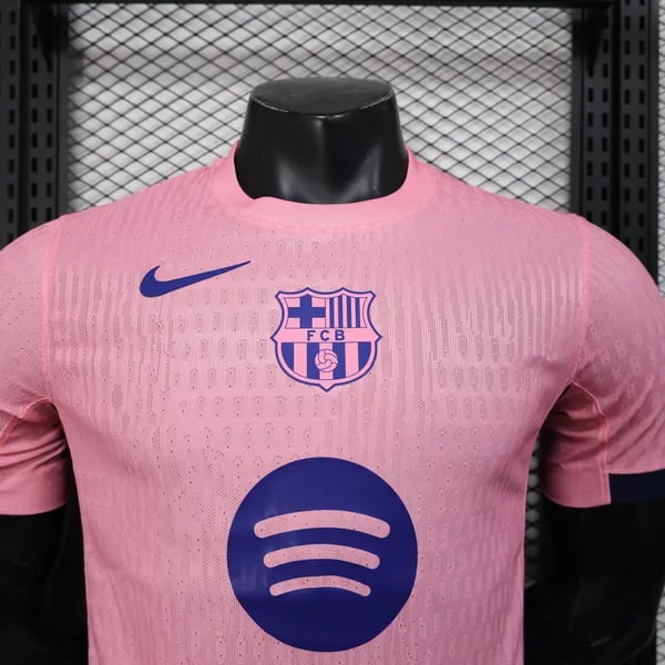 Barcelona 2025/26 Player Pink Jersey - Vista 3