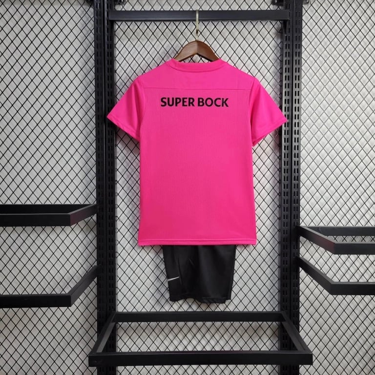Kit Criança Sporting 2024/25 - Rosa - Vista 2