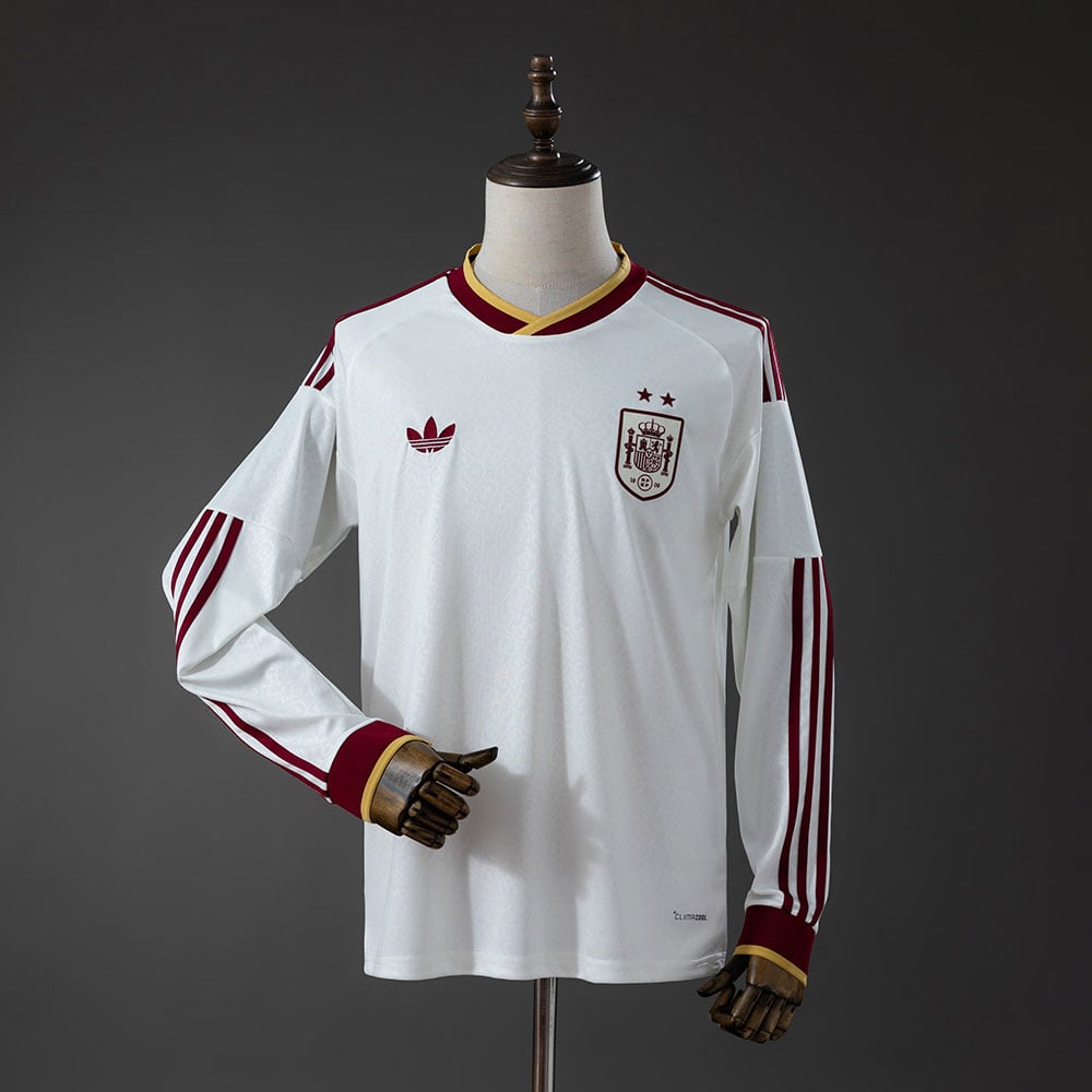 Camisola Espanha 2026 Fora Edição Campeão 2 Estrelas Manga Comprida - Vista 1
