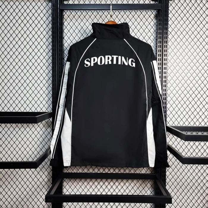 Sporting C.P. Black Windbreaker 25/26 - Vista 2