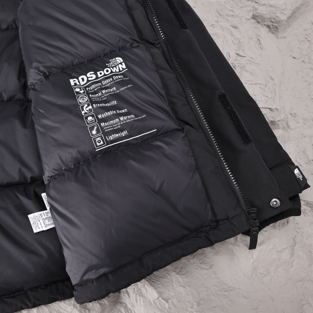 The North Face parka preta - Vista 8