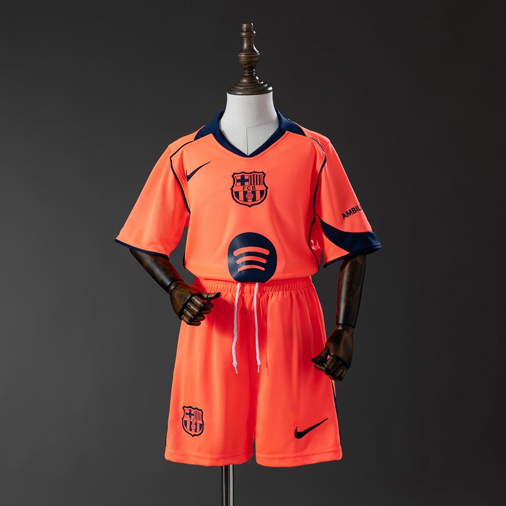 Kit Criança Barcelona third away 2025/26 - Vista 1