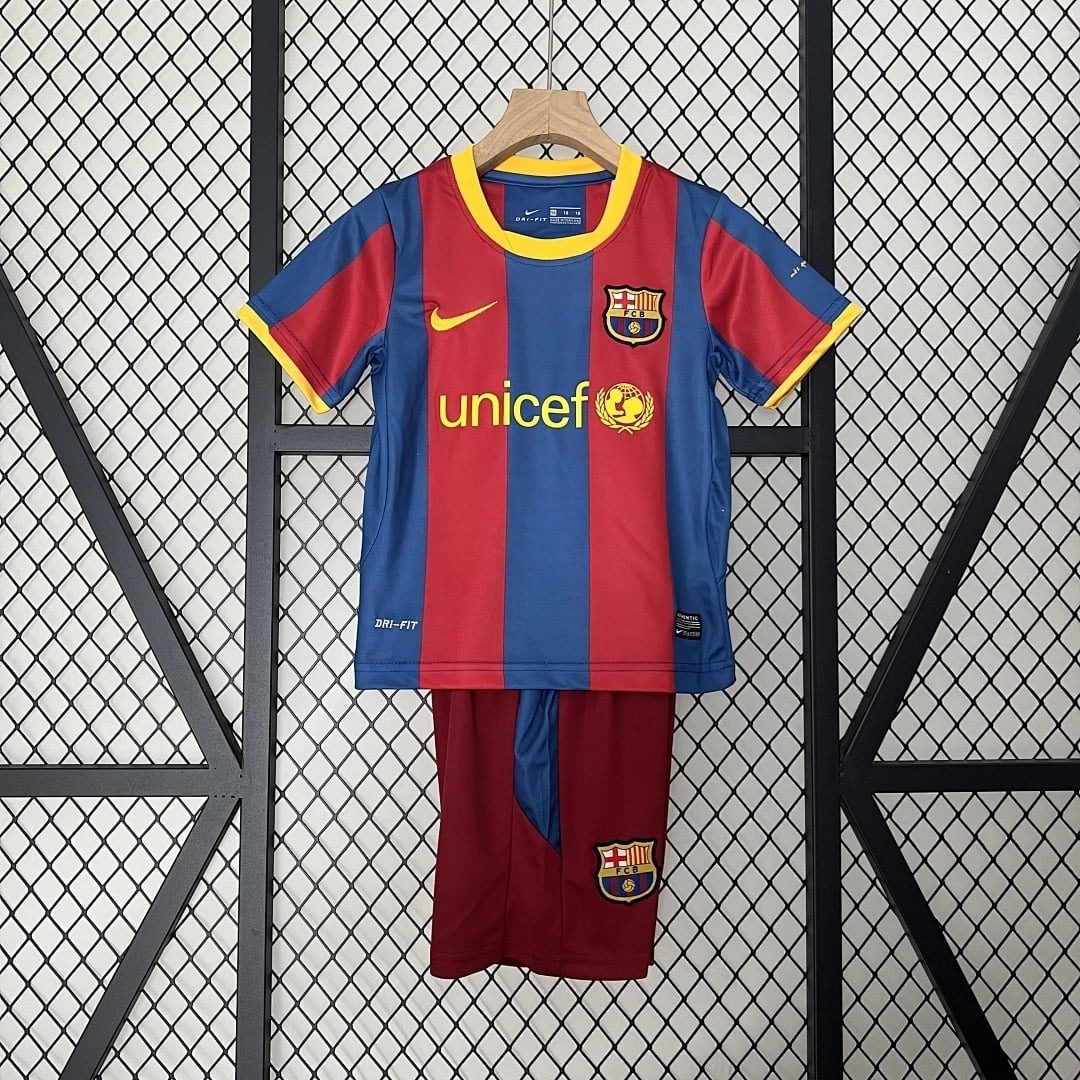 Kit Crianca FC Barcelona Principal 2010/2011 - Vista 1