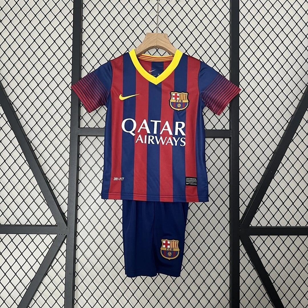 Kit Crianca FC Barcelona Principal 2013/2014 - Vista 1